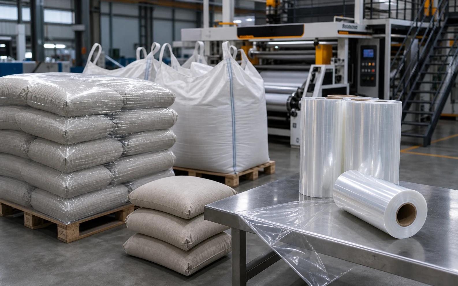 Heavy-duty FFS and industrial packaging film applications